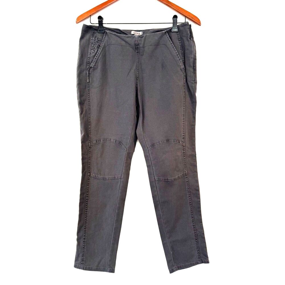 Sundance Grey Pants Slim Petite Large Slim Leg Cotton